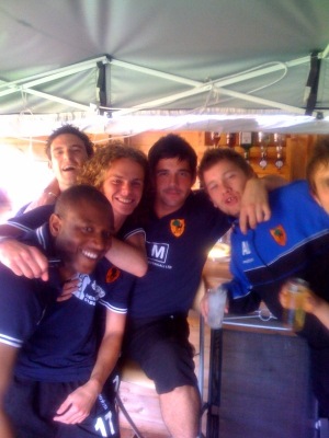 The boys at the Shed