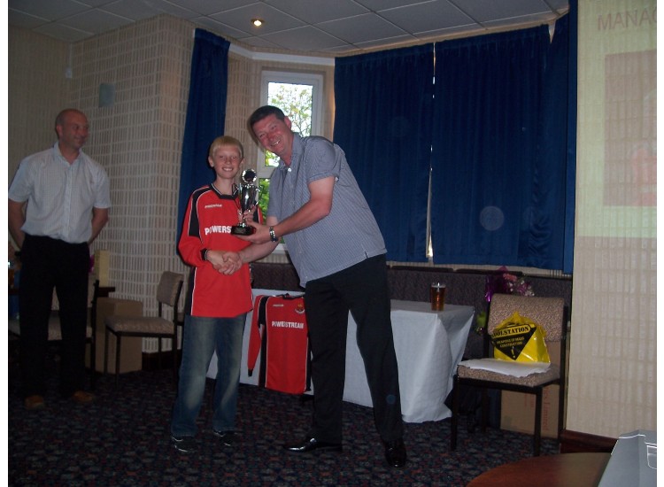Managers player Liam Alexander