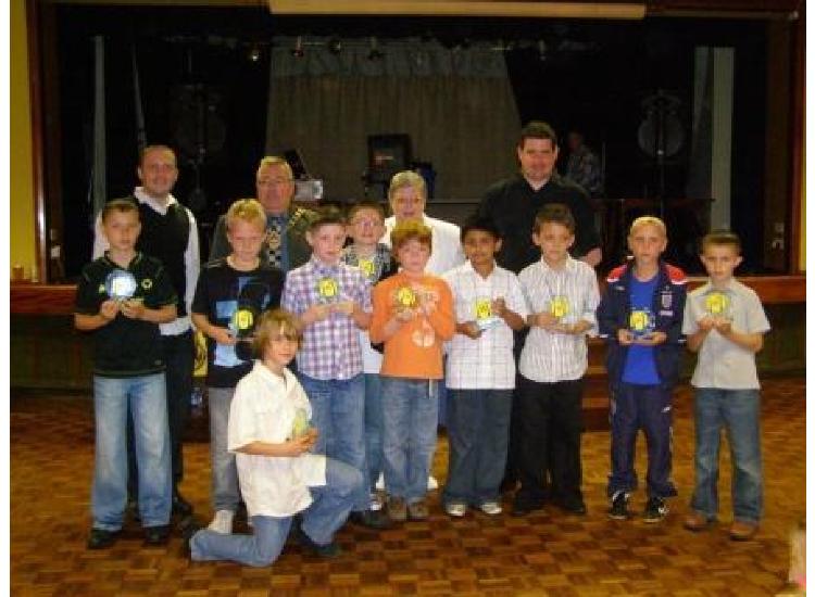 Under 10's Receive Player Awards