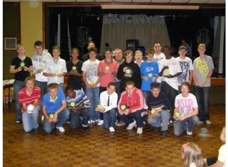 Under 14's Receive Player Awards