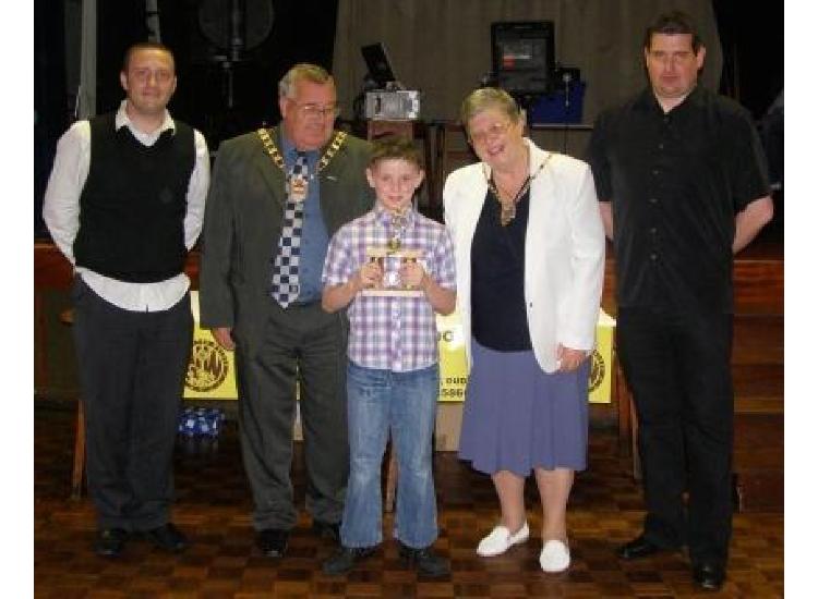 Lewis wins Under 10's Most Improved player Award