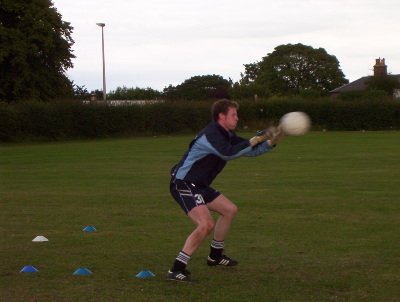 Adam Collin in training