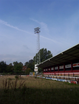 A little taster of what the new lights will look like at Borough Park. This is the old Feethams ground at Darlington